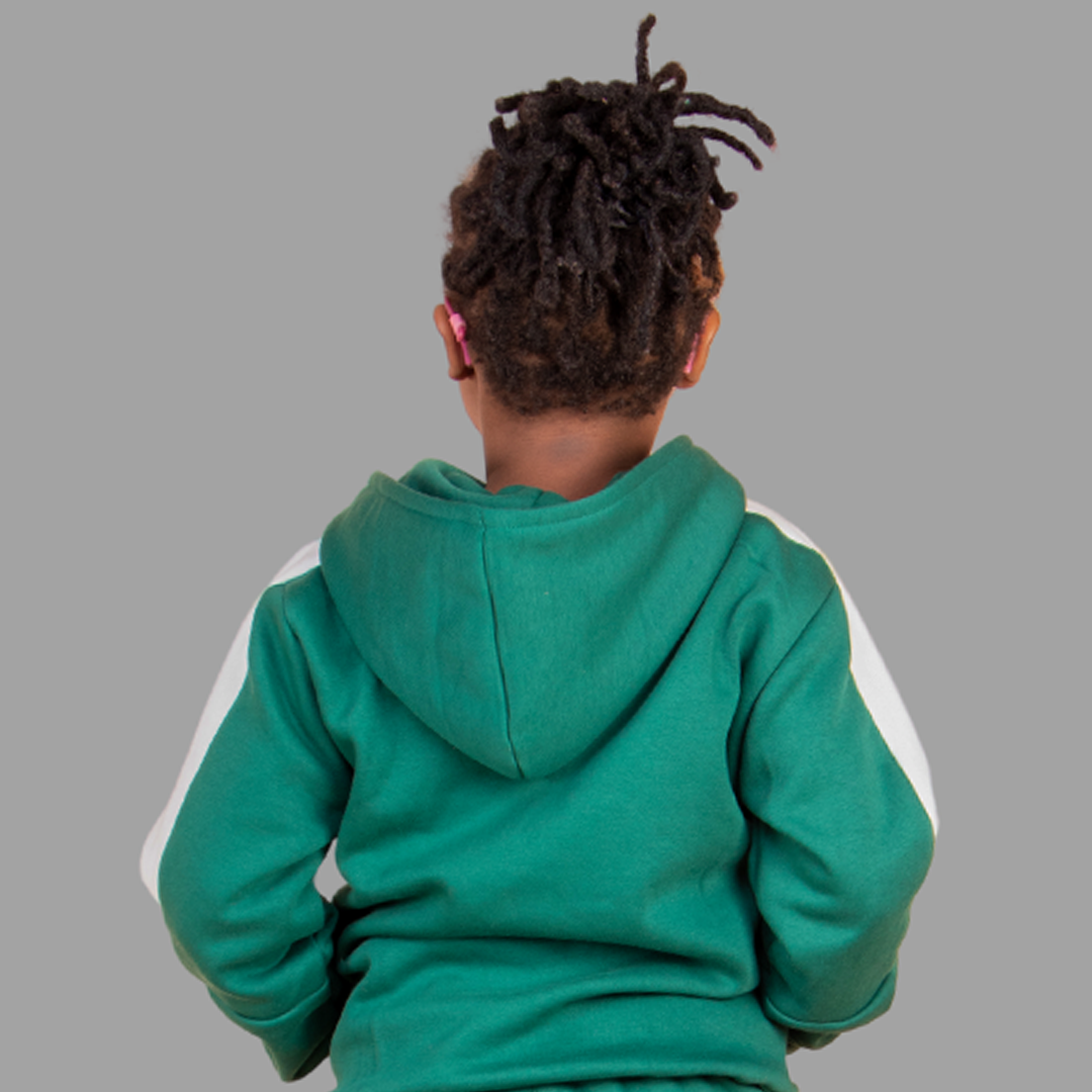 Girls' Green Hoodie Set