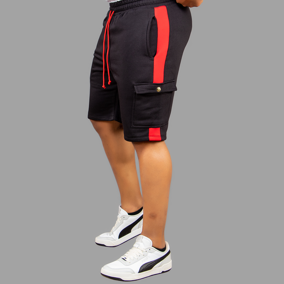 Exetwear Black/Red Shorts