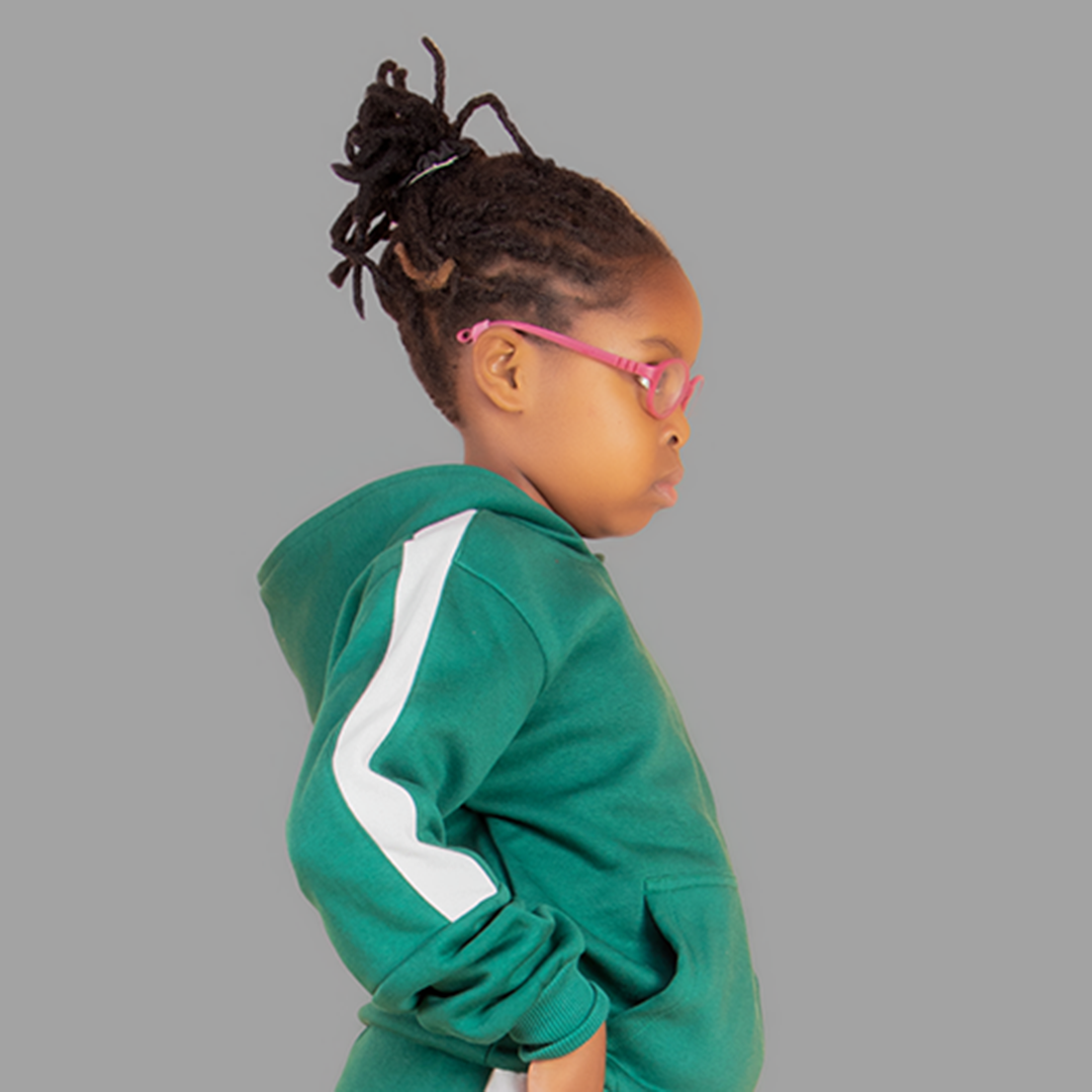 Girl's Green/White Sweatshort Set