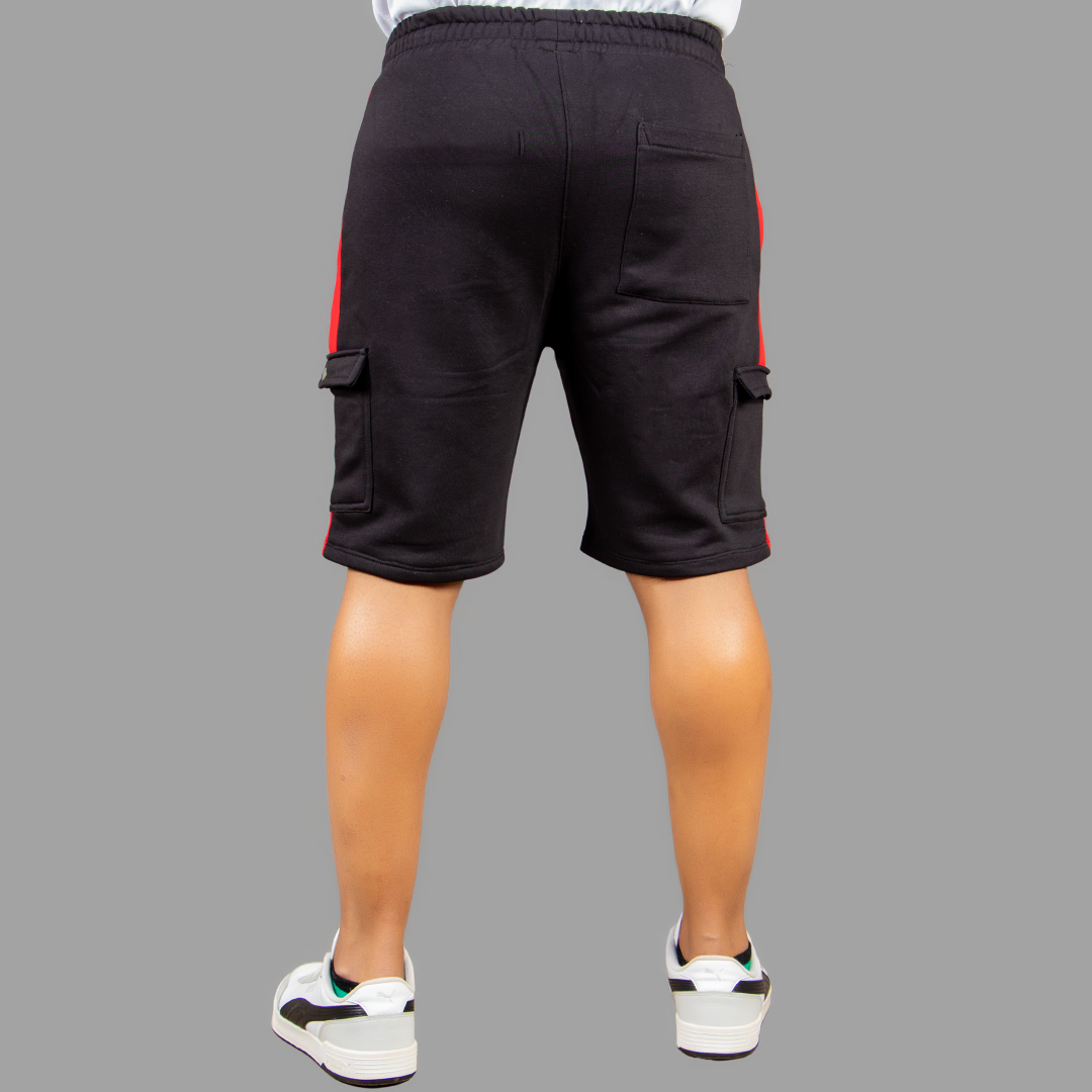 Exetwear Black/Red Shorts