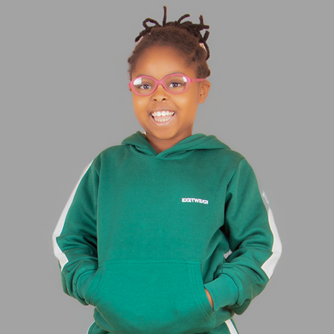 Girls' Green Hoodie Set