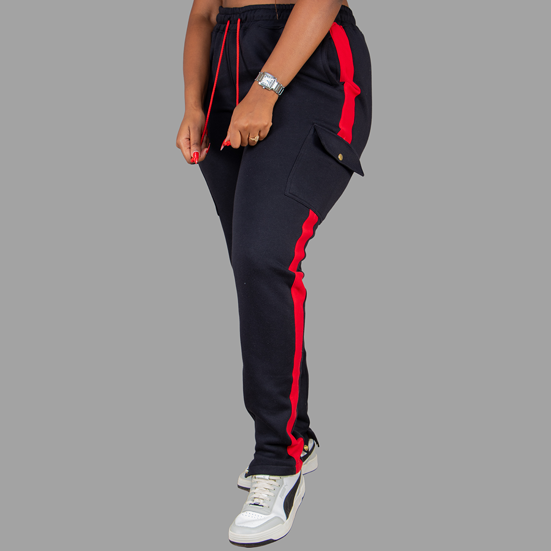 Women Sweatpants (Black/Red)