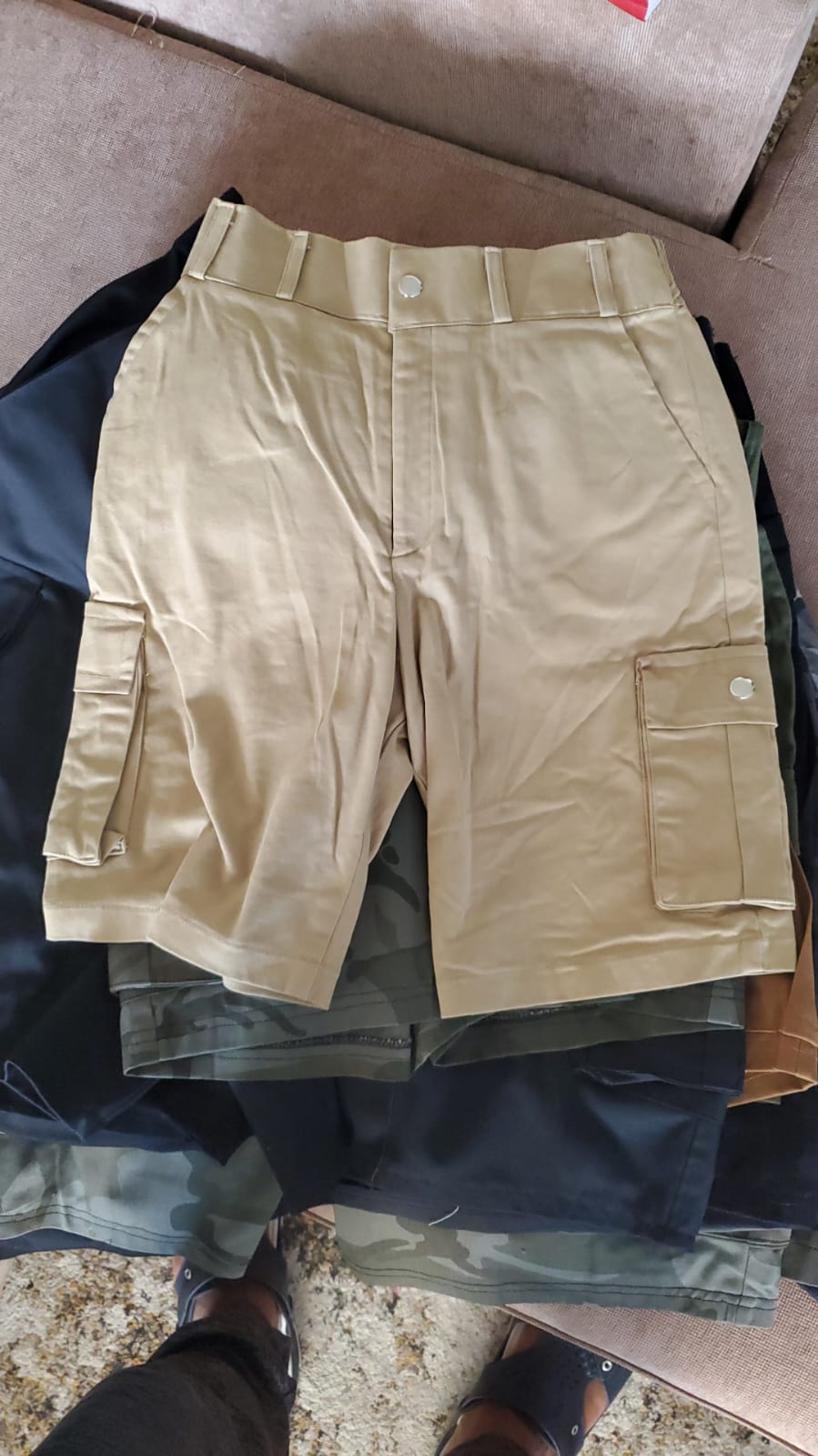 Boys’ Cotton Twill Cargo Shorts