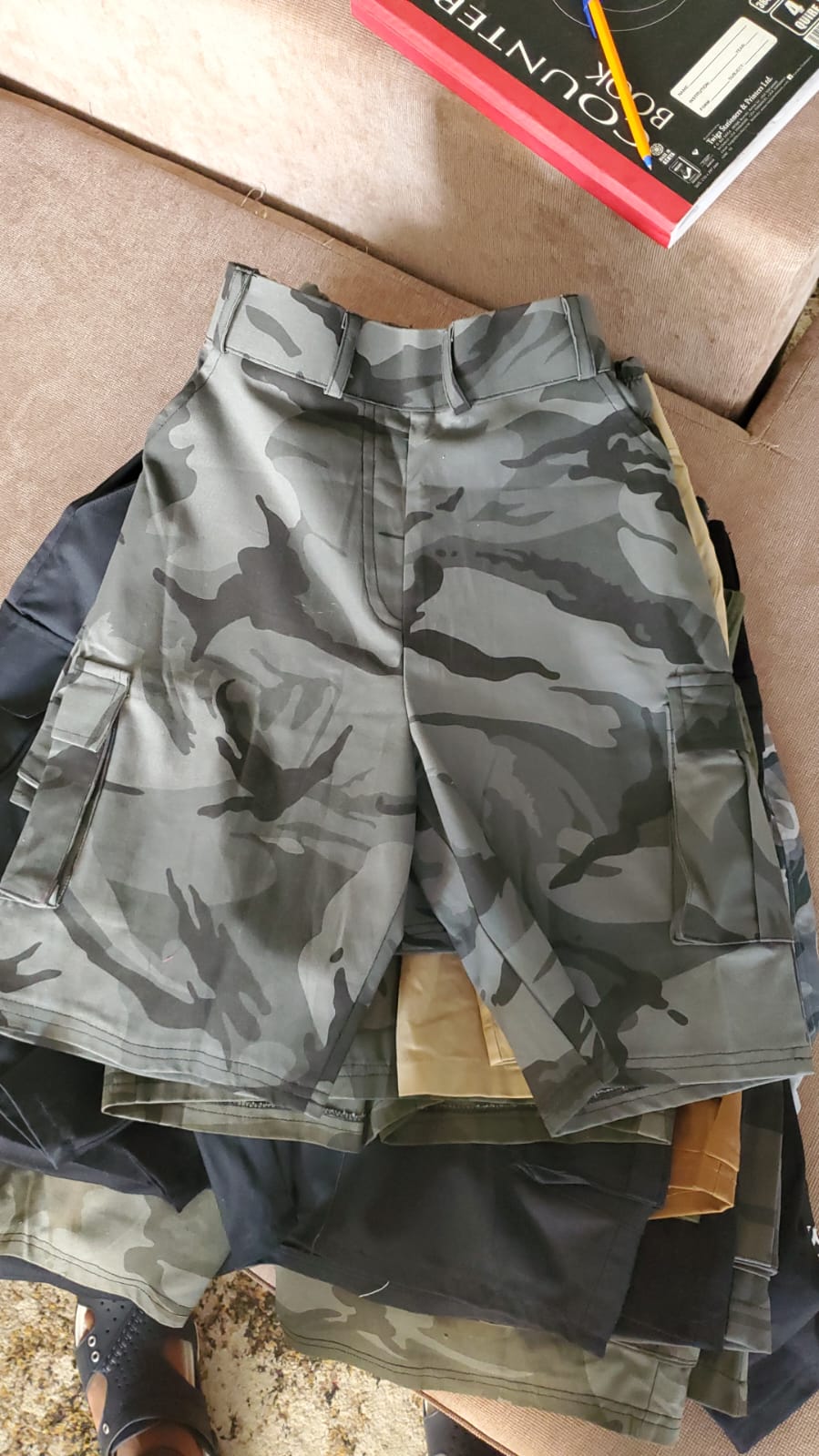 Boys’ Cotton Twill Cargo Shorts
