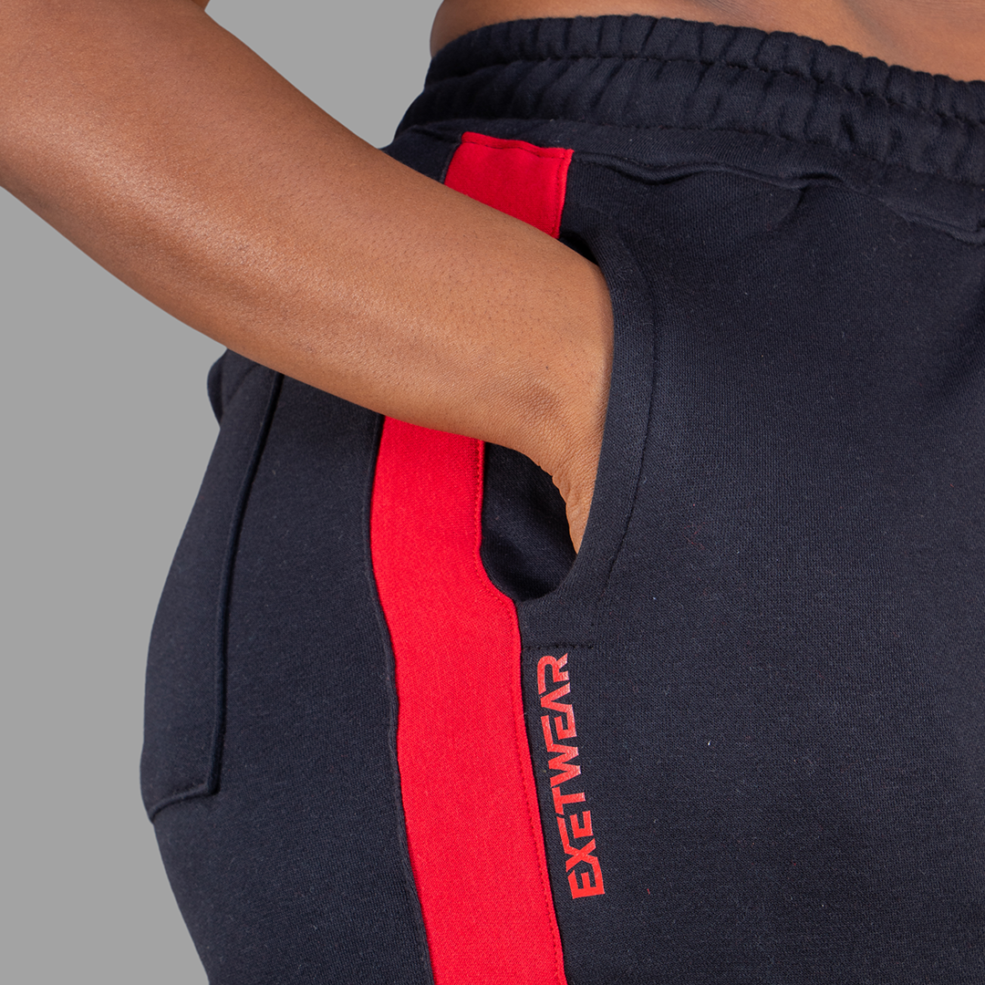 Women Sweatpants (Black/Red)