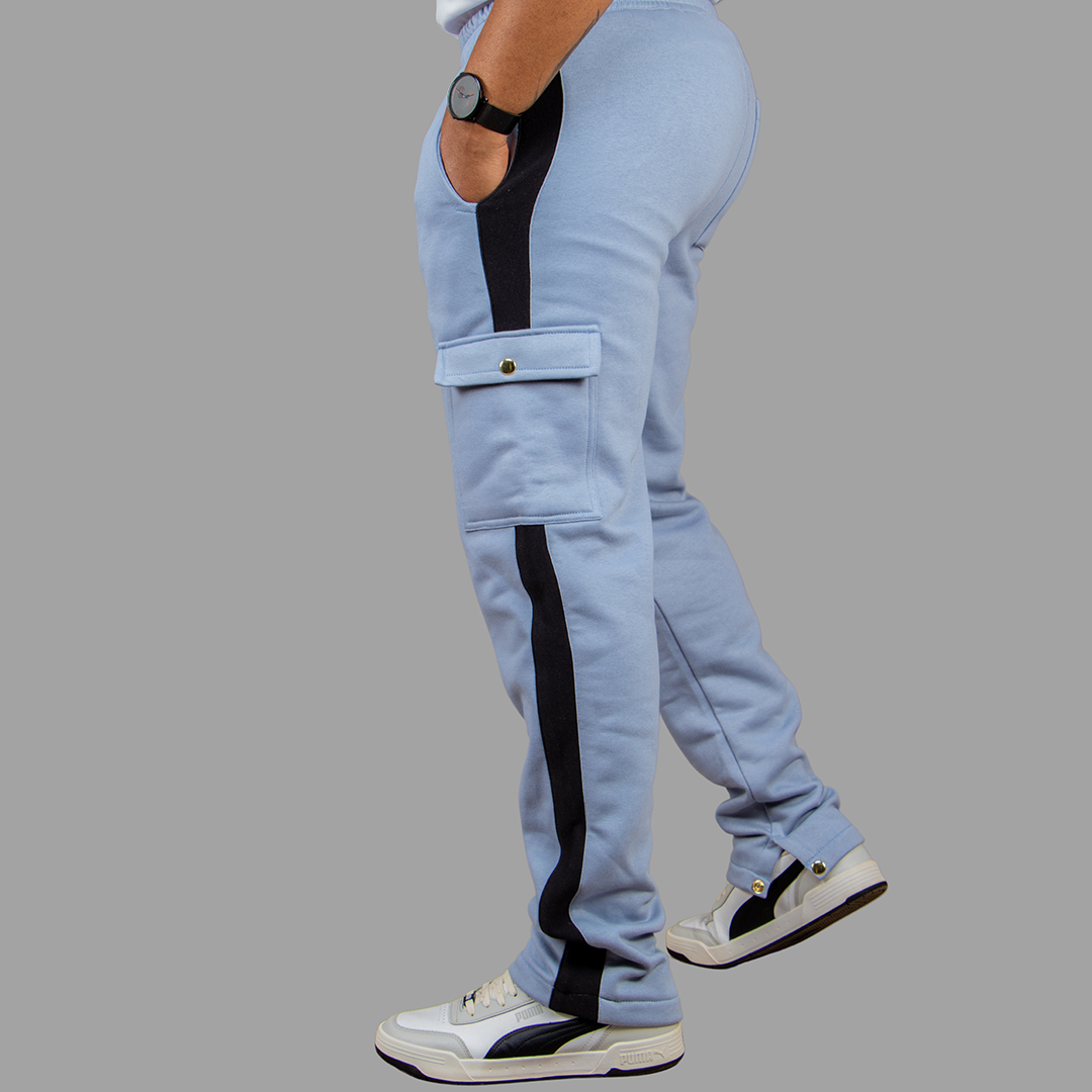 Exetwear Sky Blue/Black Sweatpants