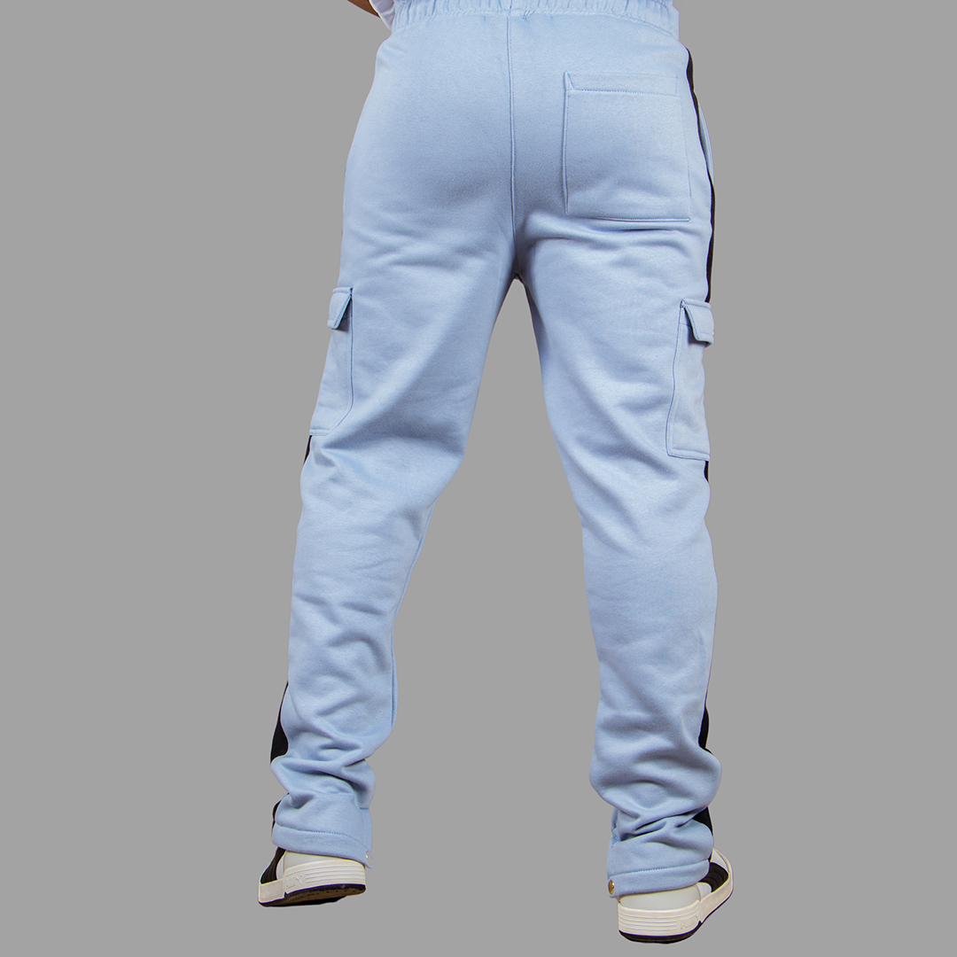 Exetwear Sky Blue/Black Sweatpants