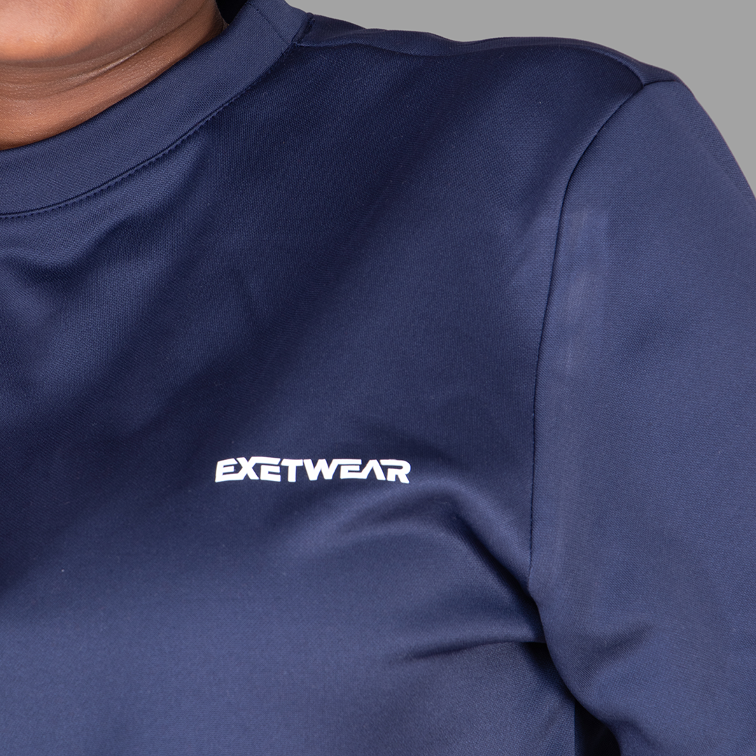 Women's Softshell Navy Blue T-Shirt Set