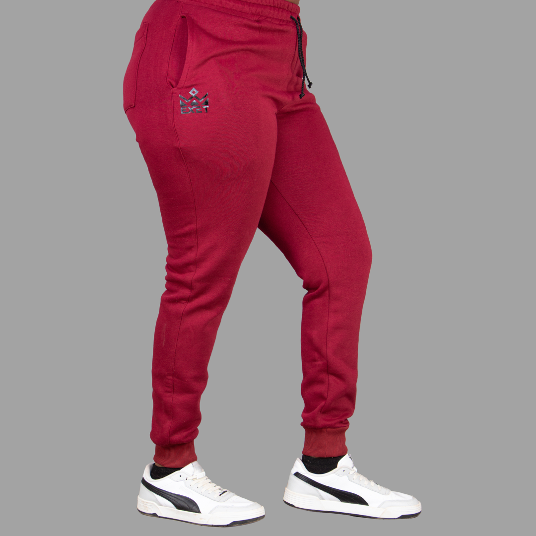 Women's Maroon Sweatshirt Set