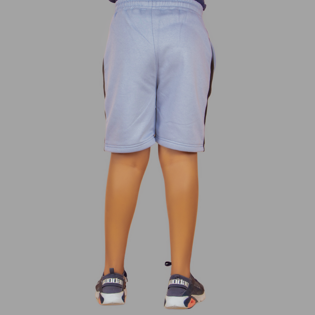 Boy's Navy Blue/Black Short Set