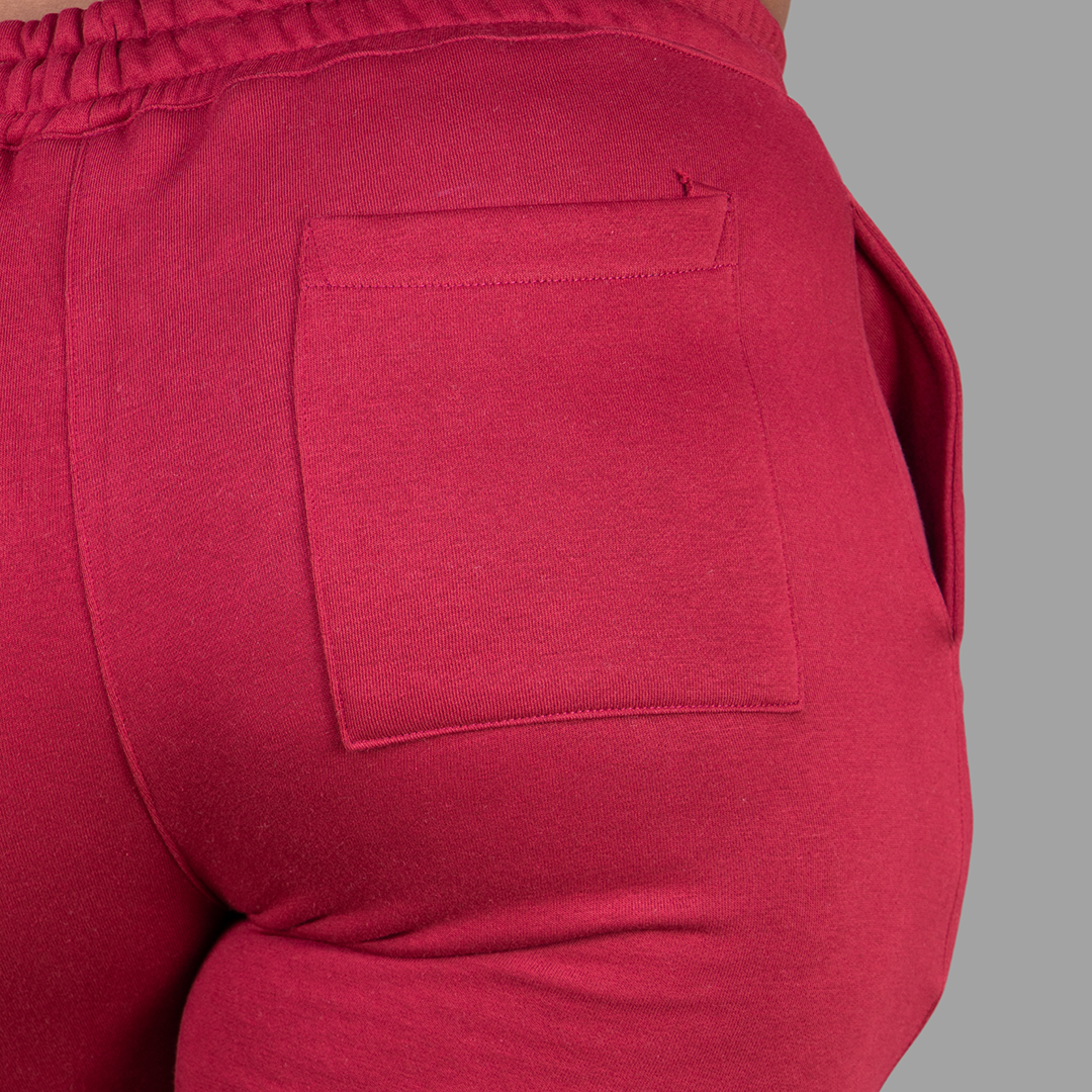 Women's plain Maroon Sweatpants