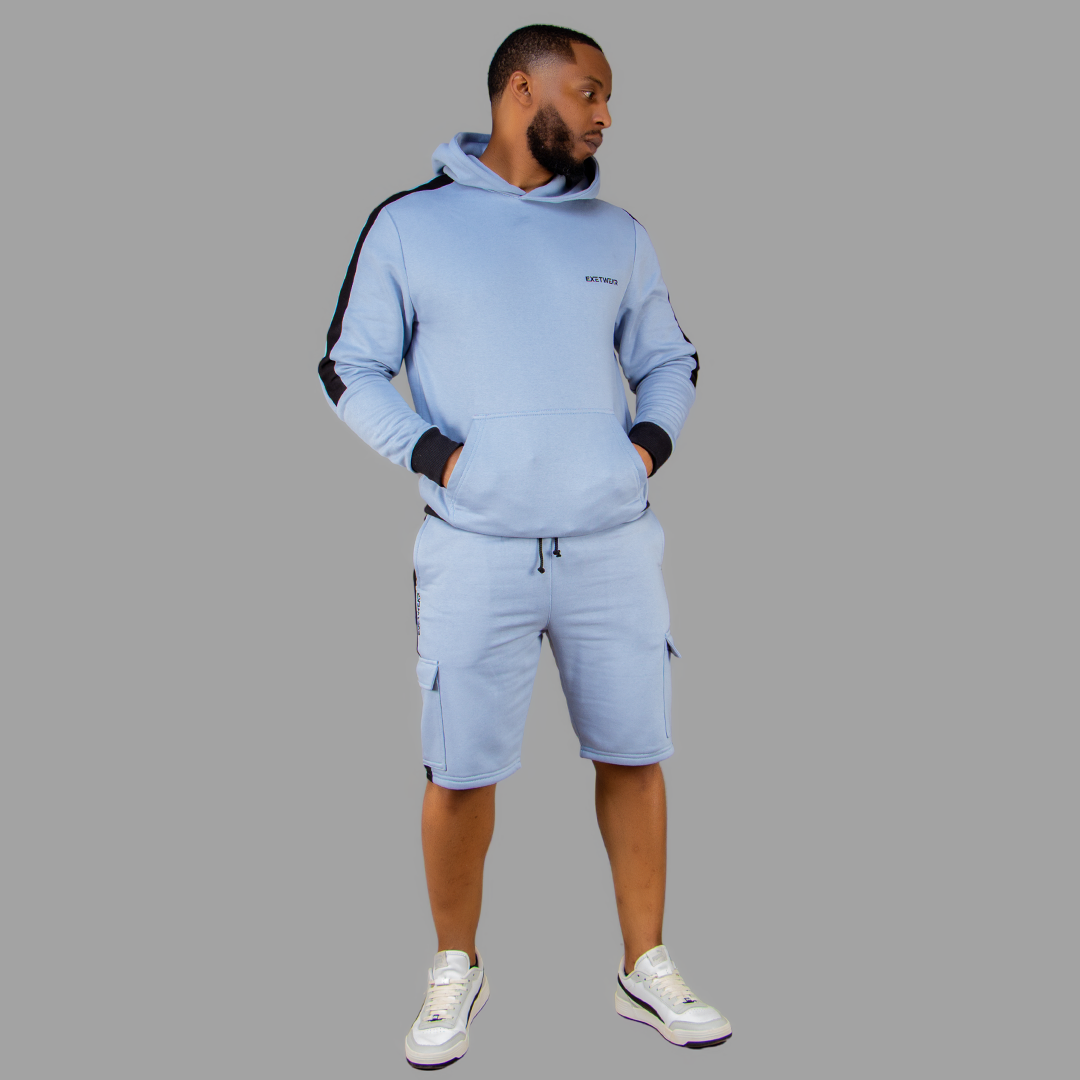 Exetwear Sky Blue Short Set