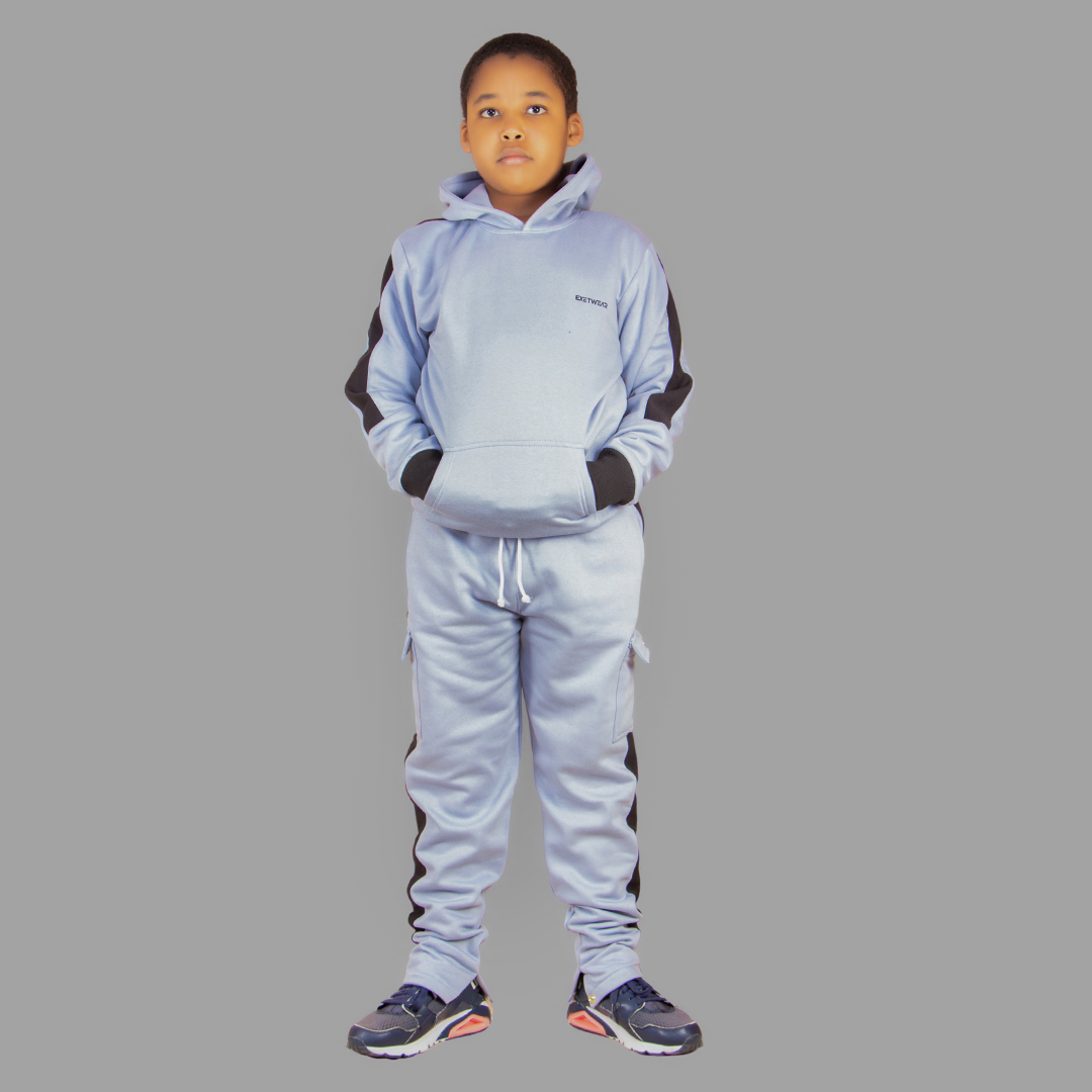 Boys' Navy Blue Hoodie Set