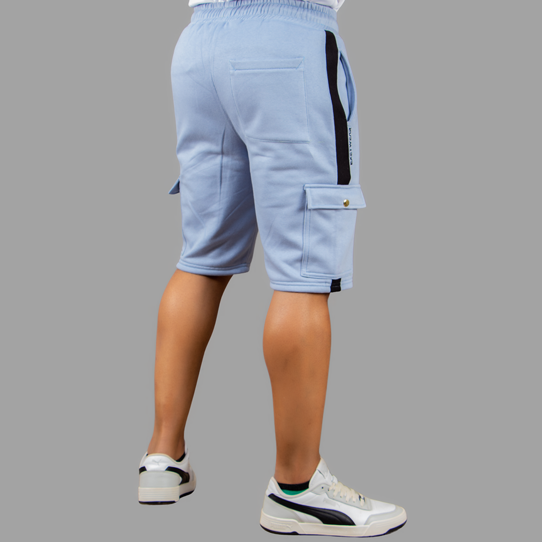 Exetwear Sky Blue/ Black shorts