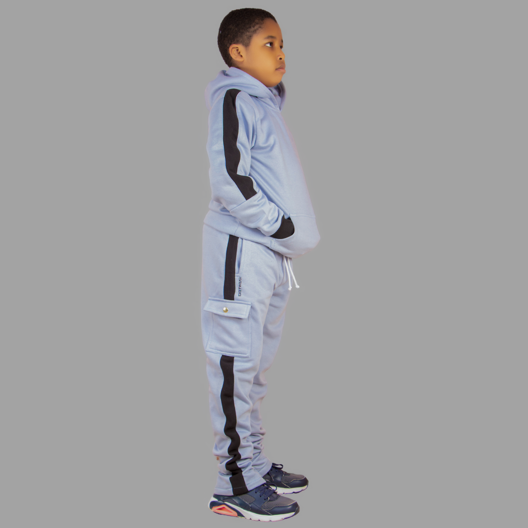 Boys' Navy Blue Hoodie Set