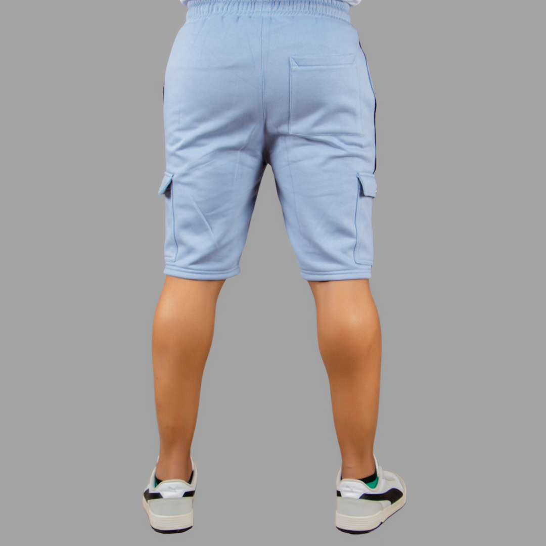 Exetwear Sky Blue/ Black shorts