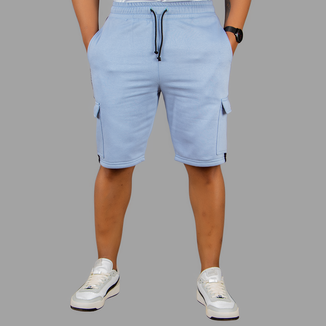 Exetwear Sky Blue/ Black shorts