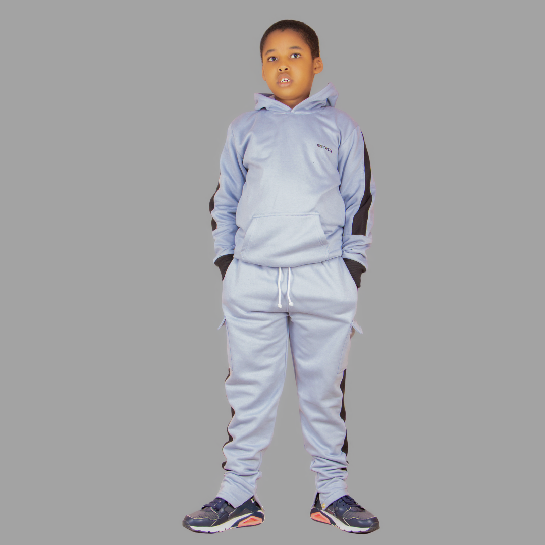 Boys' Navy Blue Hoodie Set