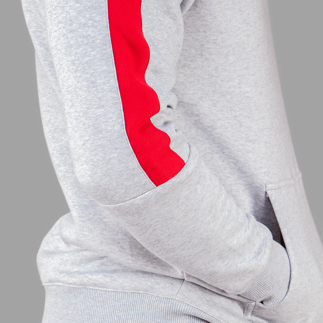 Men Light Grey Hoodie set