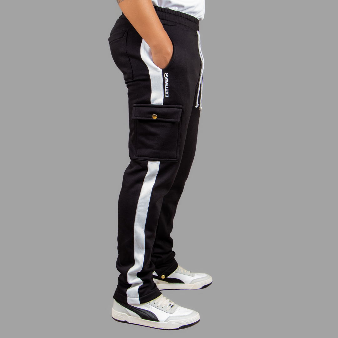 Exetwear Black/White Sweatpants