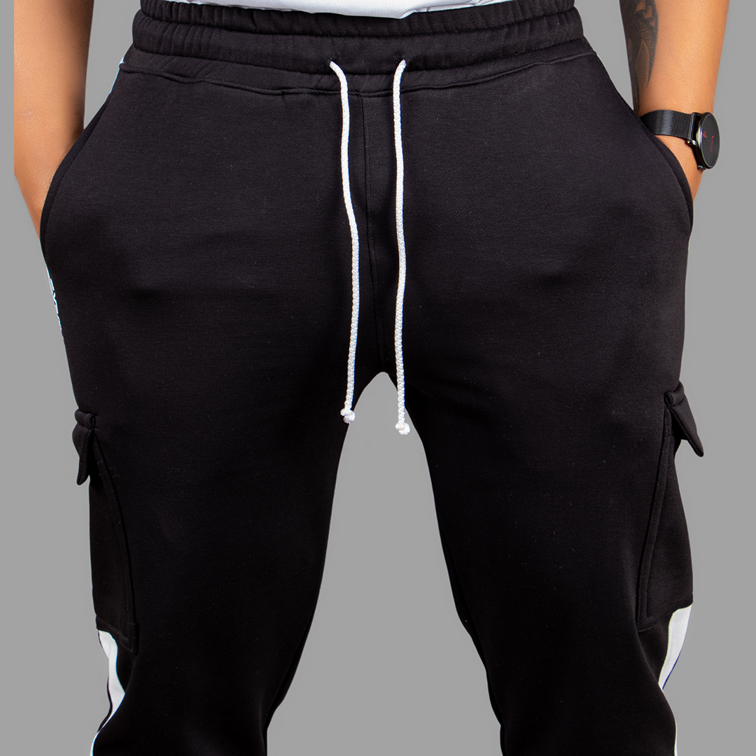 Exetwear Black/White Sweatpants