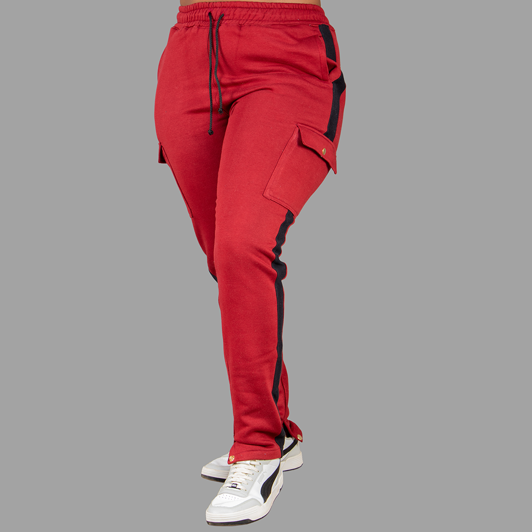 Women Sweatpants (Maroon/Black)