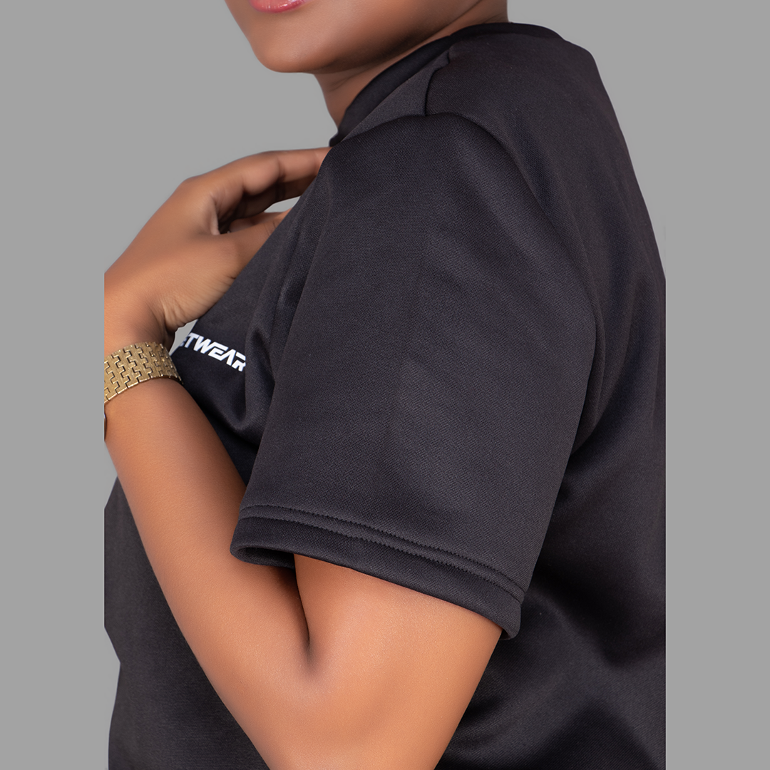 Women's Softshell Black T-Shirt Set