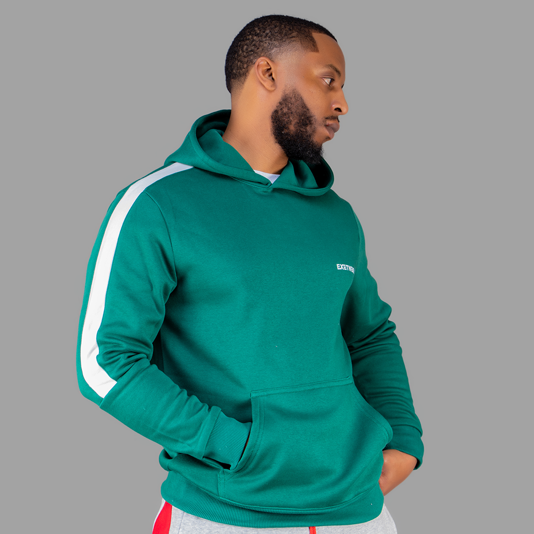 Exetwear Green/White Hoodie