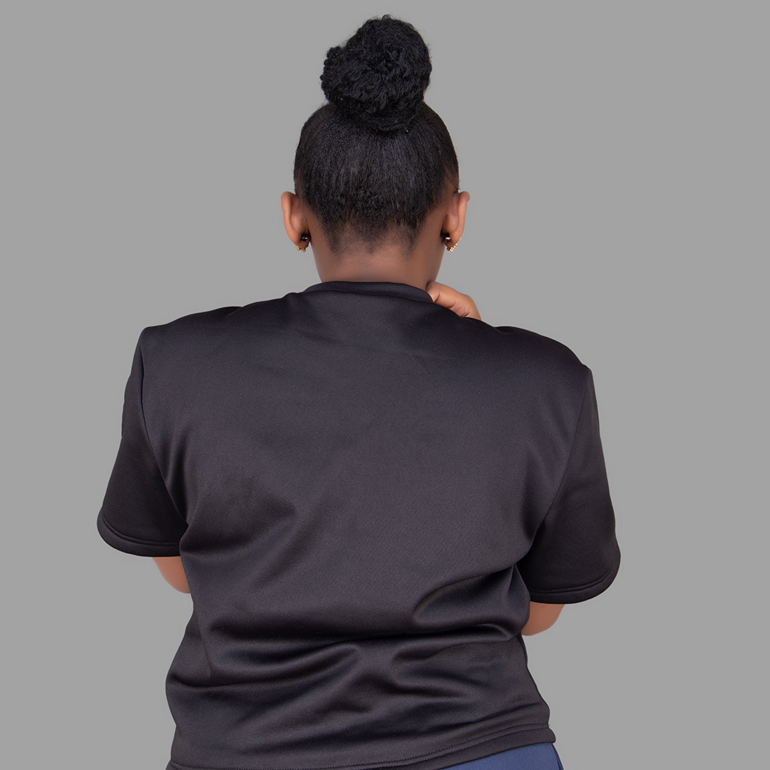 Women's Softshell Black T-Shirt Set