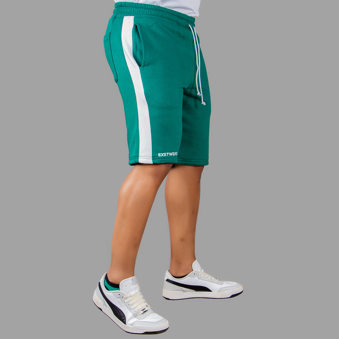 Green/White Shorts