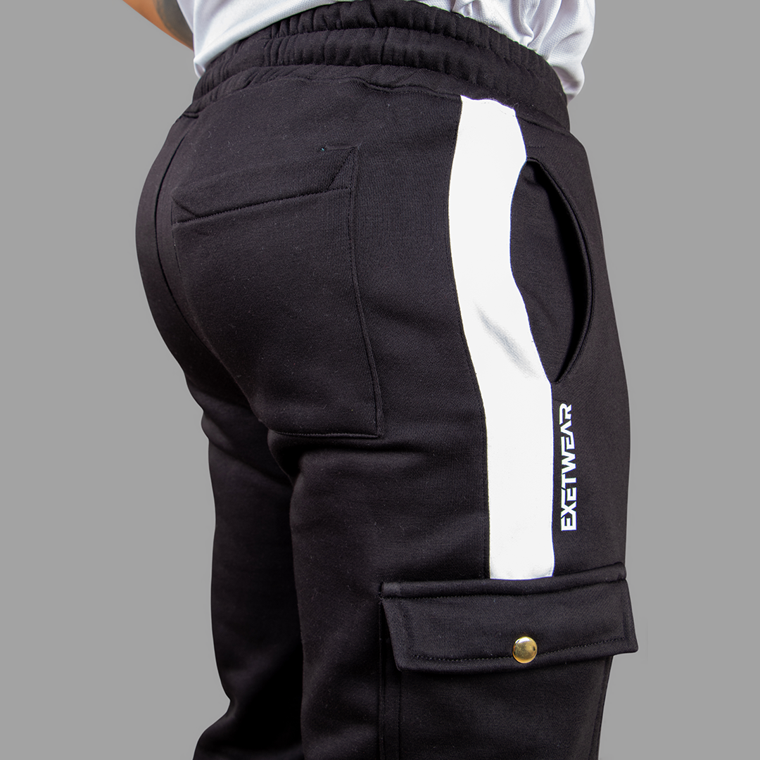 Exetwear Black/White Sweatpants