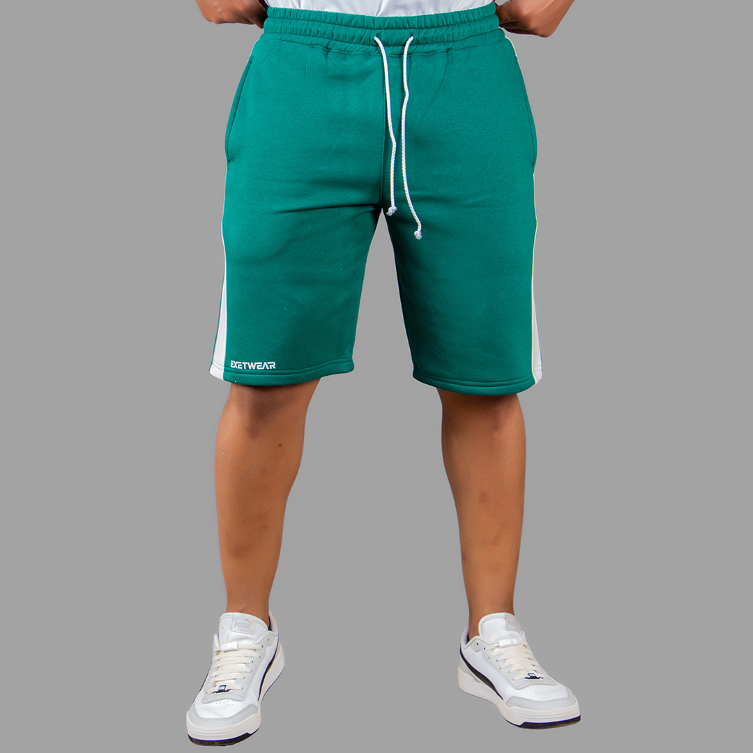 Green/White Shorts