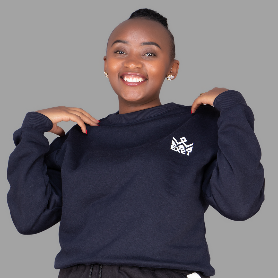 Women's Dark Navy Blue Sweatshirt Set