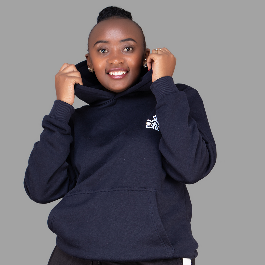 Women's Dark Navy Blue Hoodie Set