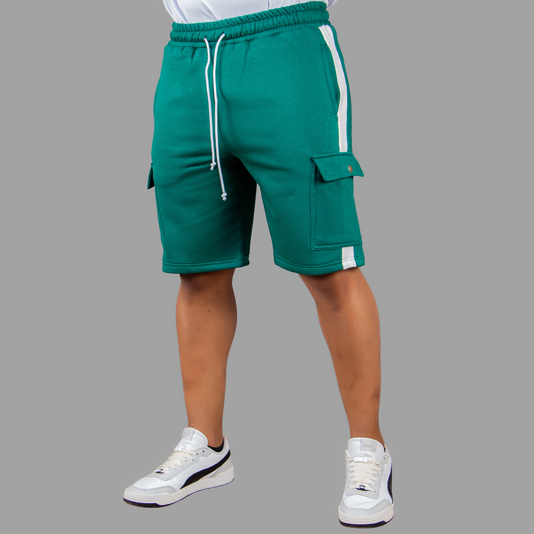 Exetwear Green/White Shorts