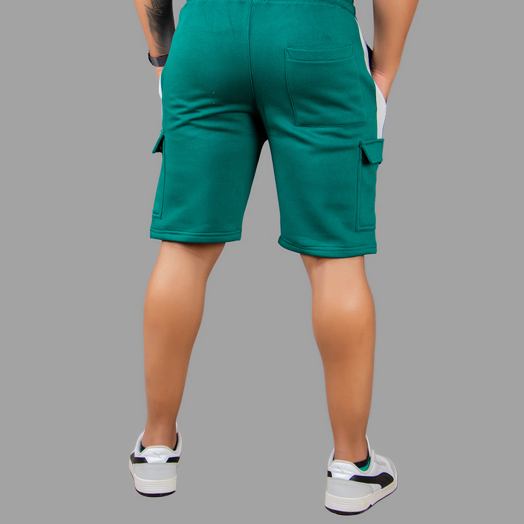 Exetwear Green/White Shorts