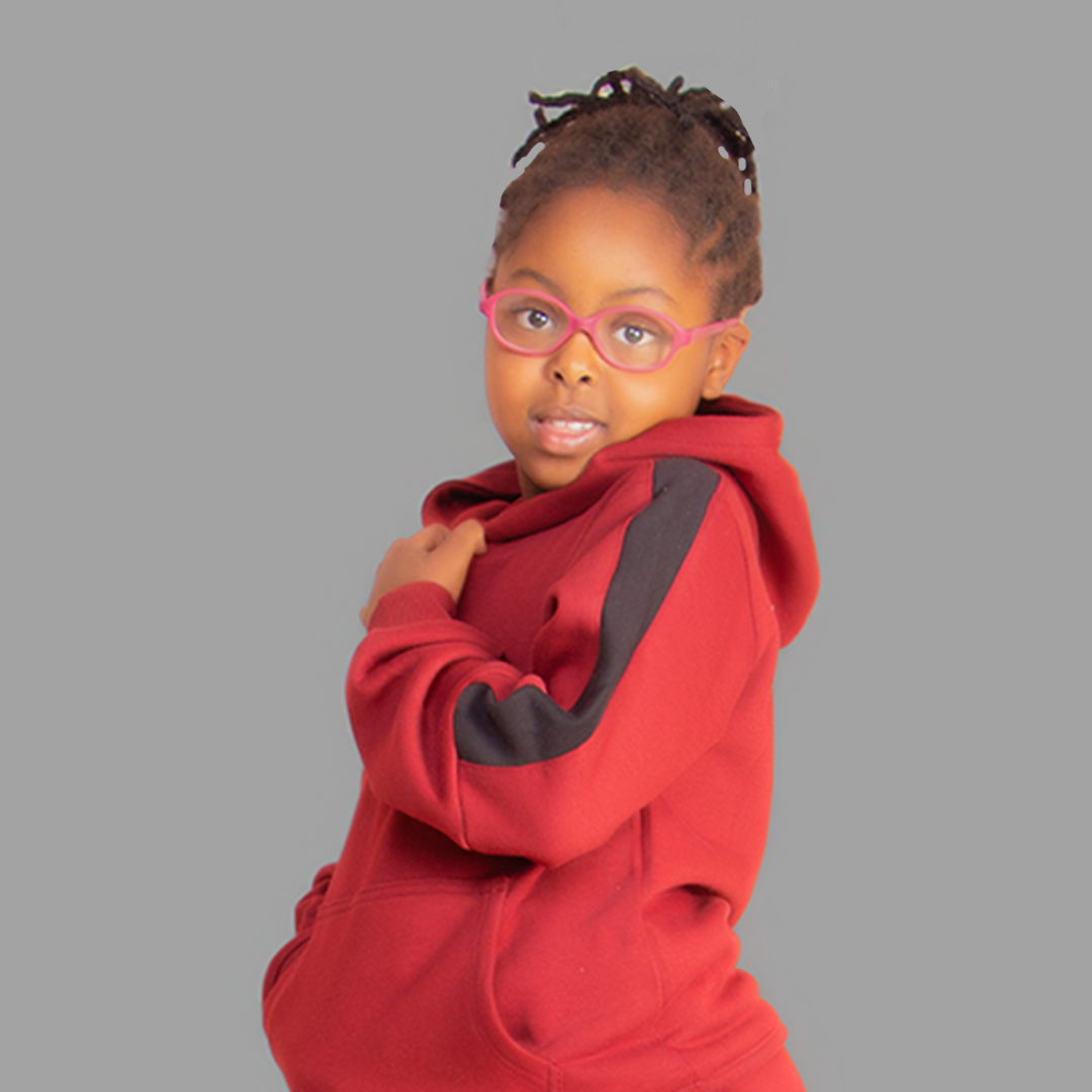 Girls' Maroon Hoodie Set