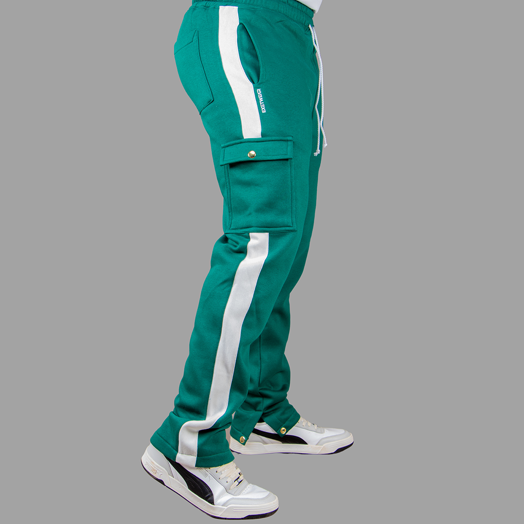 Exetwear Green/White Sweatpants