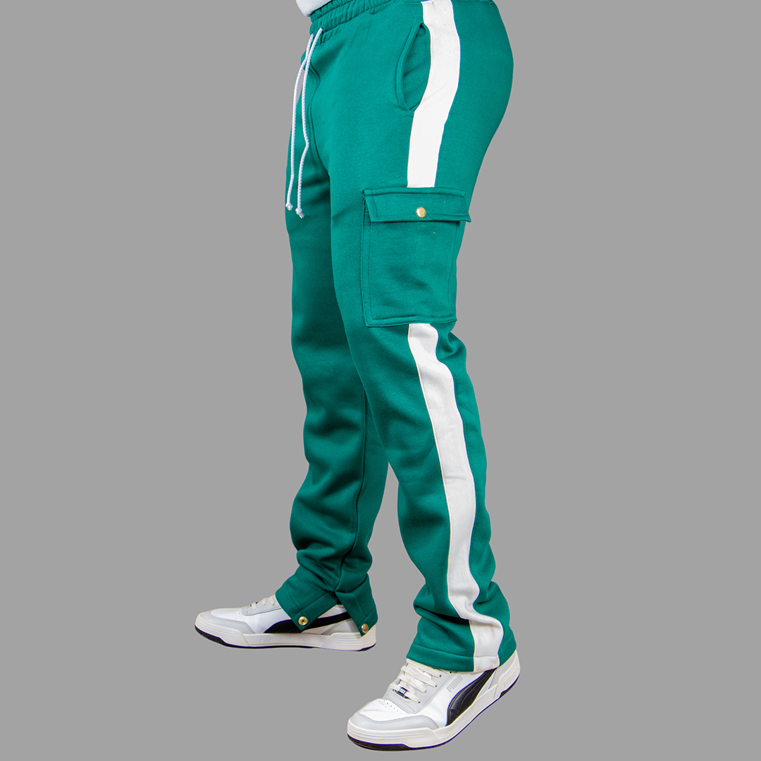 Exetwear Green/White Sweatpants