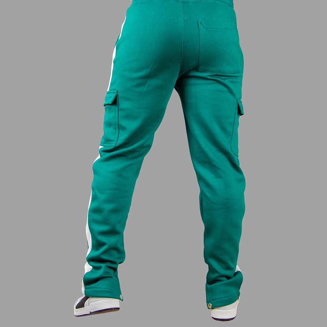 Exetwear Green/White Sweatpants