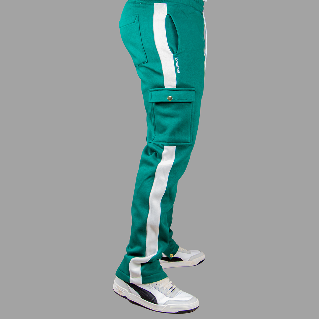 Exetwear Green/White Sweatpants