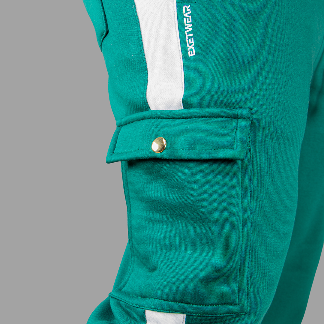 Exetwear Green/White Sweatpants