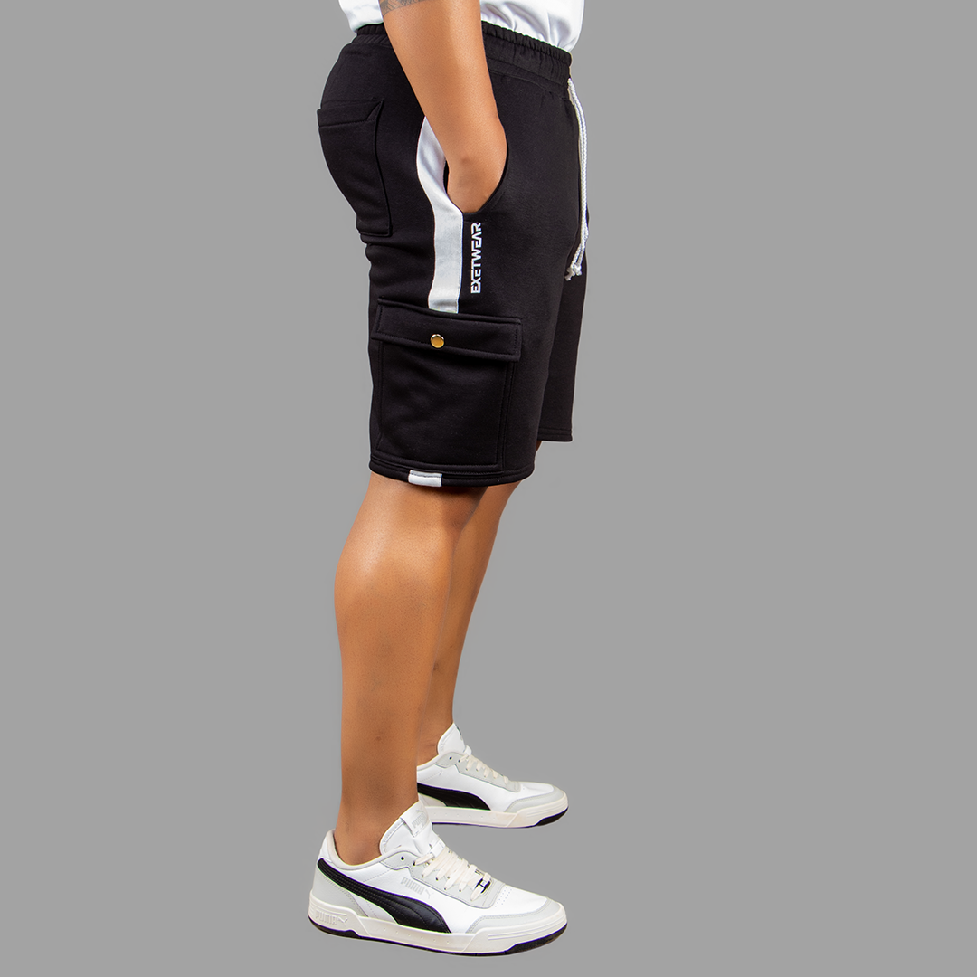 Exetwear Black/White Shorts