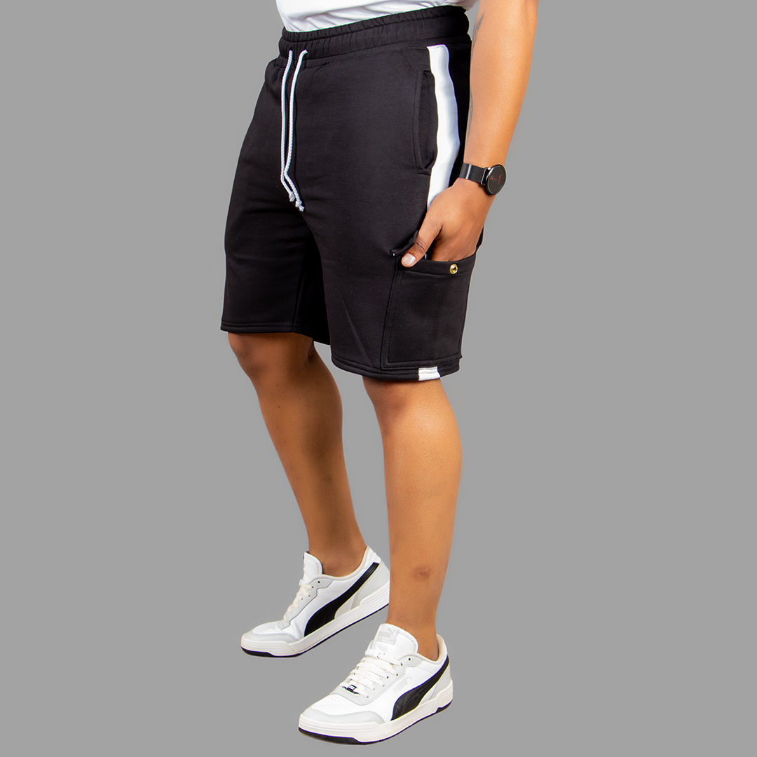 Exetwear Black/White Shorts