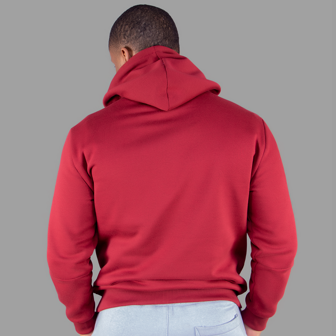 Exetwear Maroon/Black Hoodie