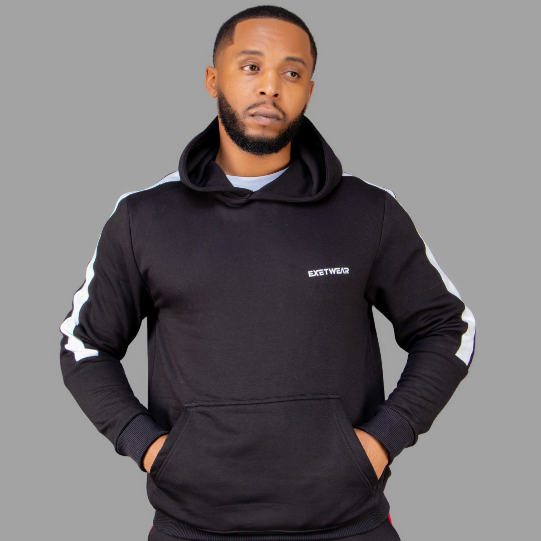 Exetwear Black/White Hoodie