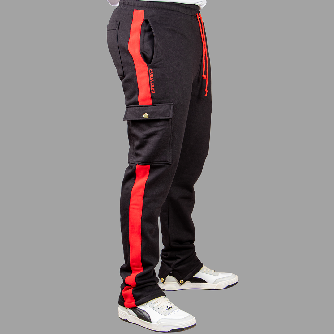 Exetwear Black/Red Sweatpants