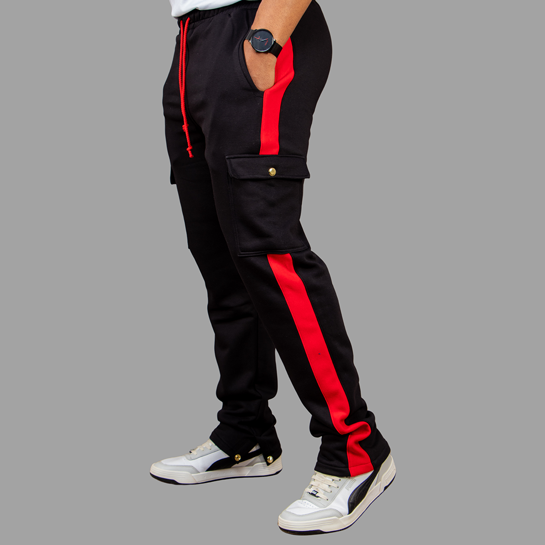 Exetwear Black/Red Sweatpants