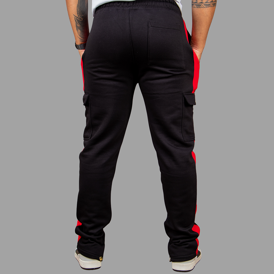 Exetwear Black/Red Sweatpants