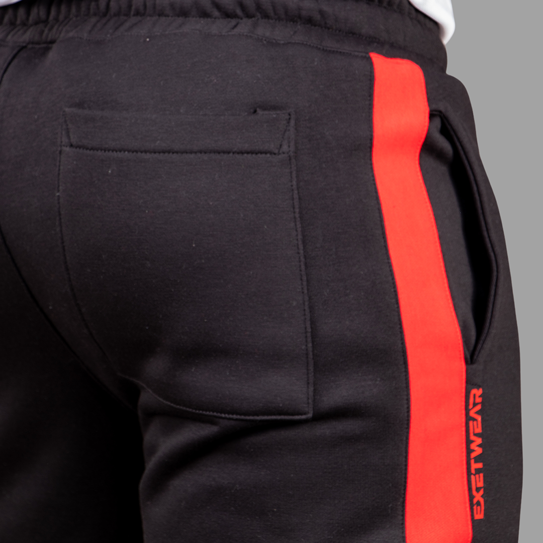 Exetwear Black/Red Sweatpants